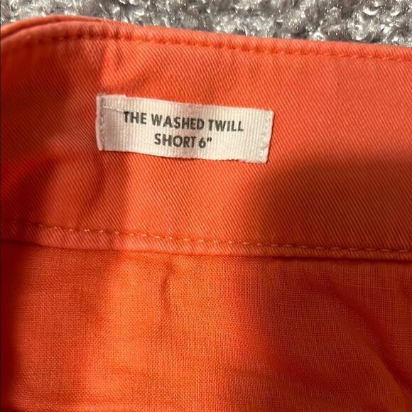 Loft Vibrant Orange Shorts - Picture 4 of 8